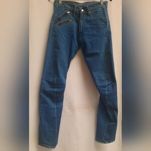 Levi’s RED Twisted Jeans Zippers Rare 28×30